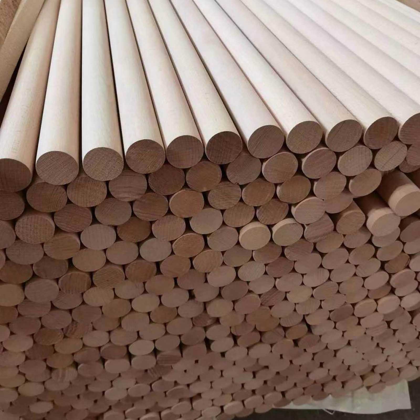 Solid Beech Wooden Dowels Φ3 - 60mm/Length 100mm 200mm 300mm DIY Craft Models