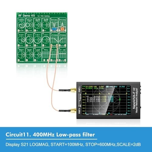 RF Filter Attenuator Kit for NanoVNA-H/F, RF Tester Board, Vector Network Analyz