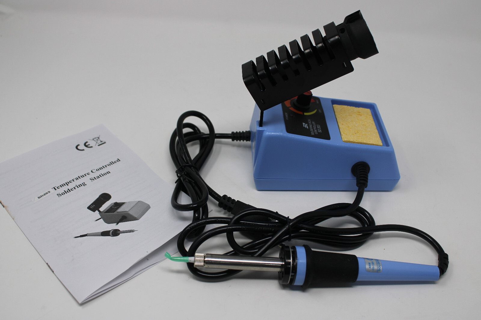 ER SD203 TEMPERATURE CONTROLLED SOLDERING STATION New! Free Ship