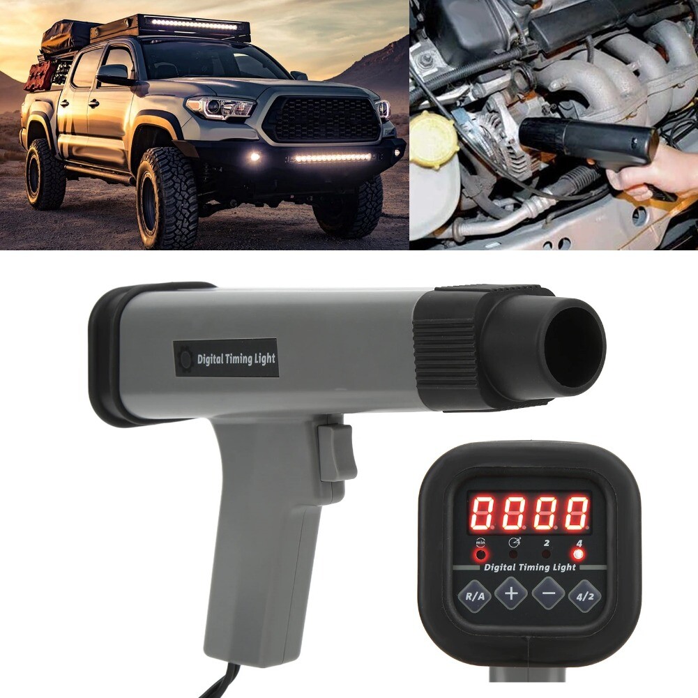 12V Inductive Timing Light Car Motorcycle Engine Ignition Timing Lamp Detector