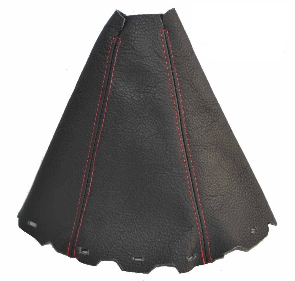 Gear Boot For Toyota Avensis MK3 2009-2015 Leather Red Stitching