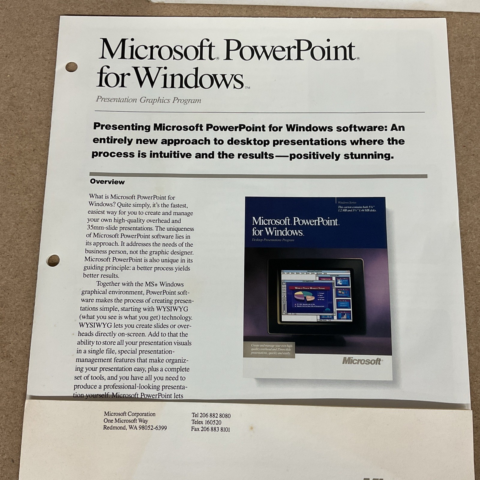 Microsoft PowerPoint Version 2.0 For Windows 5.25 Inch Floppy Vintage Computing