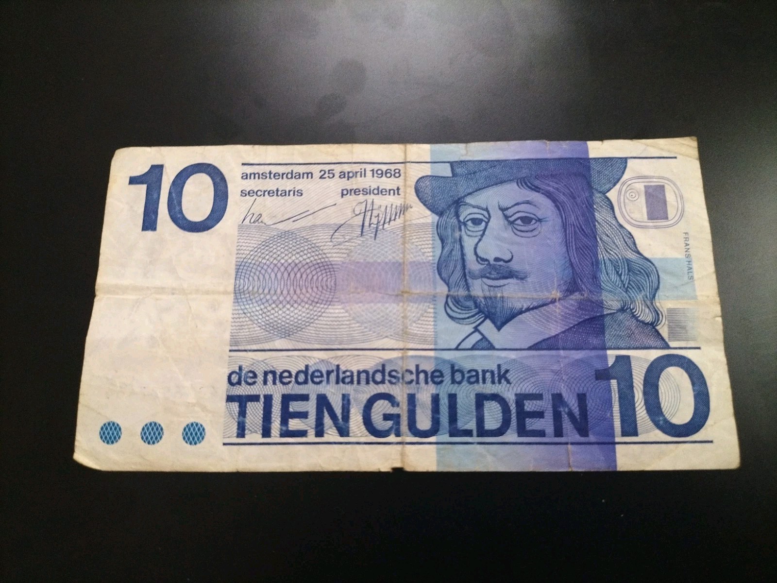 Netherlands 10 Gulden 1968