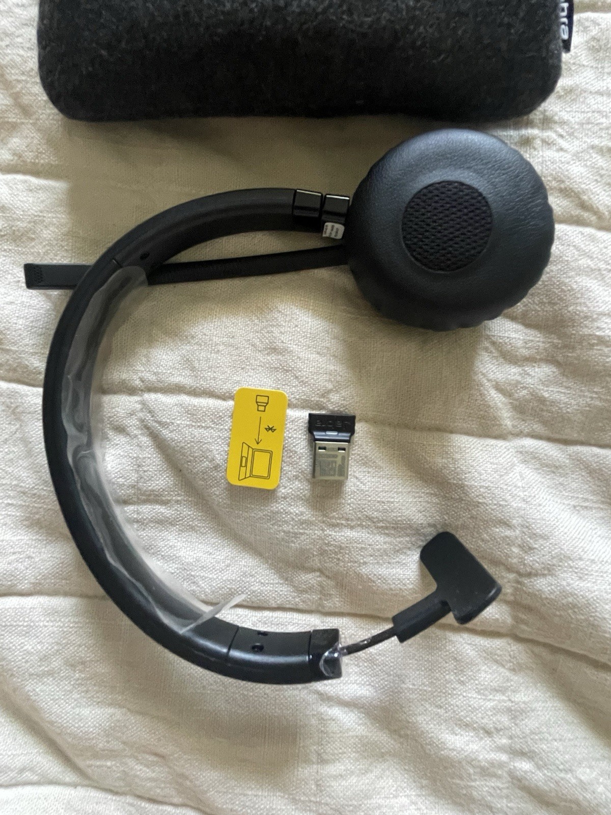Jabra Evolve 65 TE Mono Wireless Headset-Bluetooth Noise canceling