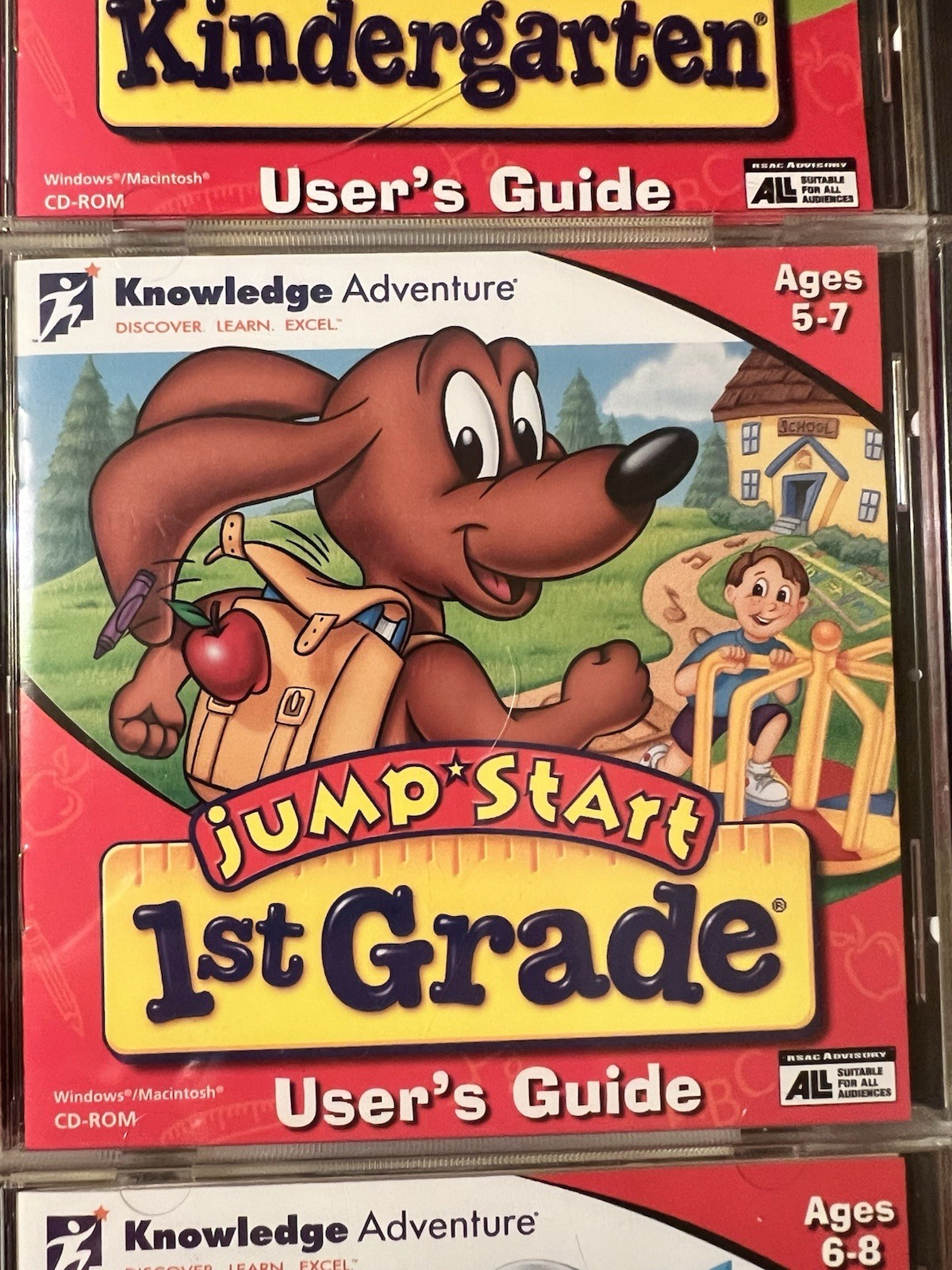 vintage JumpStart Learning System 12 CD-ROM Box Set Missing One CD Most Sealed.