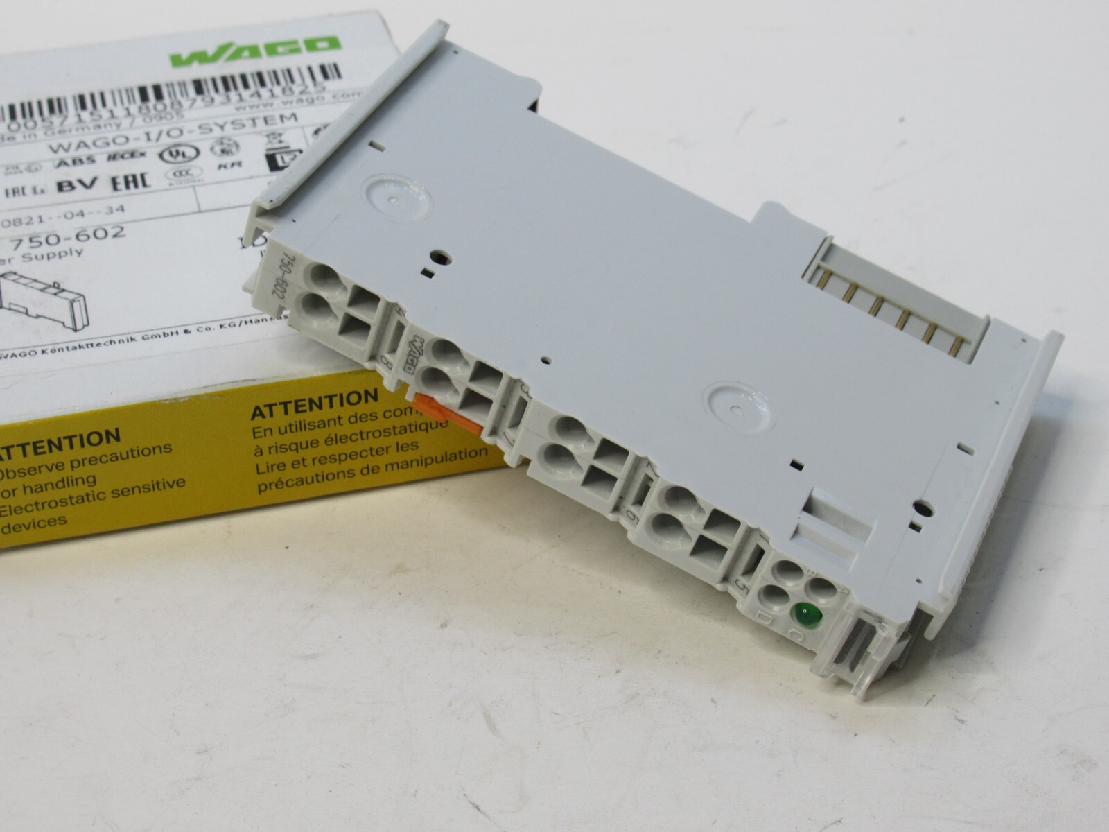 (NEW) WAGO 750-602 , 1002614705 24Vdc Power Supply Module