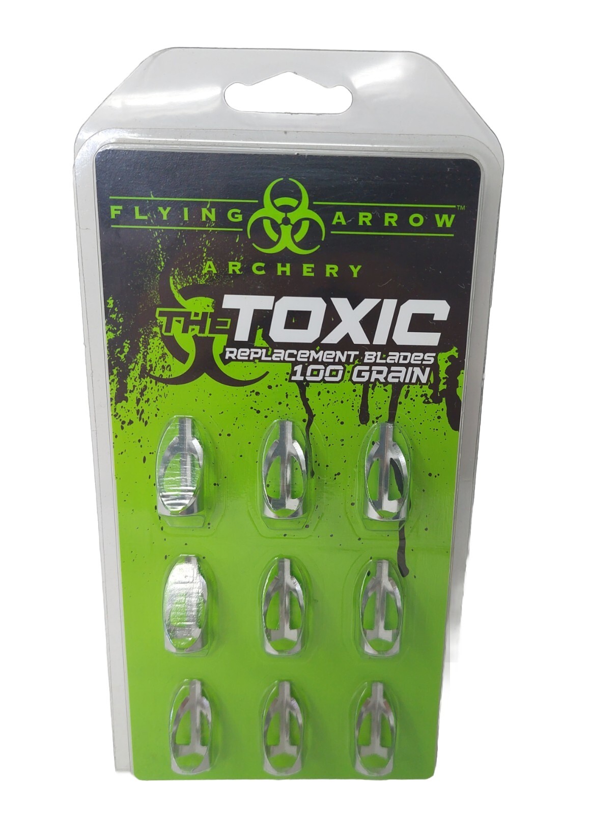 Flying Arrow Archery The Toxic Replacement Broadheads Blades 100gr 7/8" Diameter
