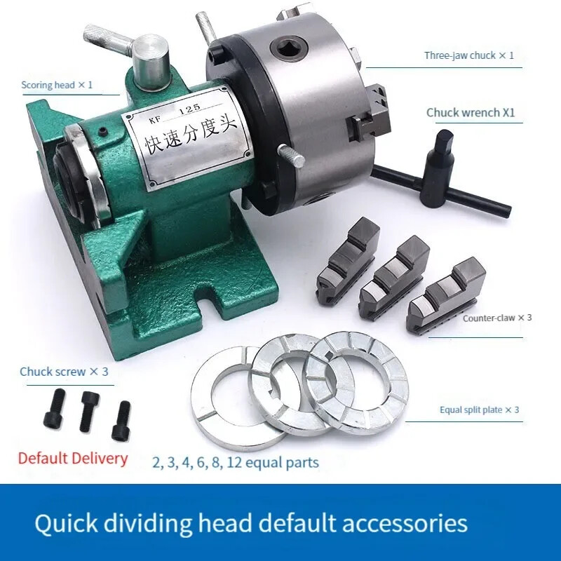 5 Inch 6 Inch Quick Indexing Head Milling Machine Universal Drilling Machine