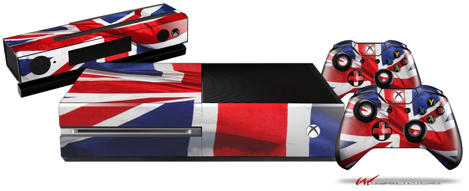 Union Jack 01 Skin Set fits XBOX One Console Controllers