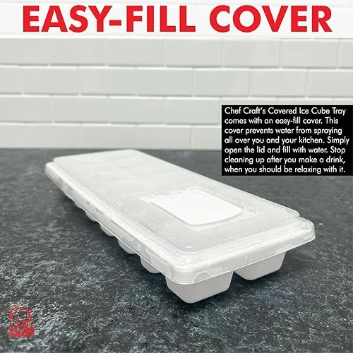 Chef Craft Ice Cube Tray with Lid