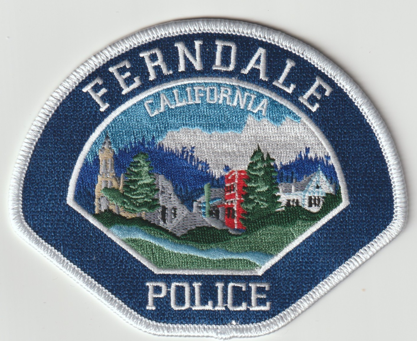 Ferndale, California Police { Current Style} Beautiful Patch!