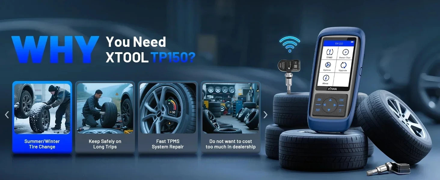 XTOOL TP150 TPMS Programming Tool Kit Universal TPMS Relearn/Reset/Activate