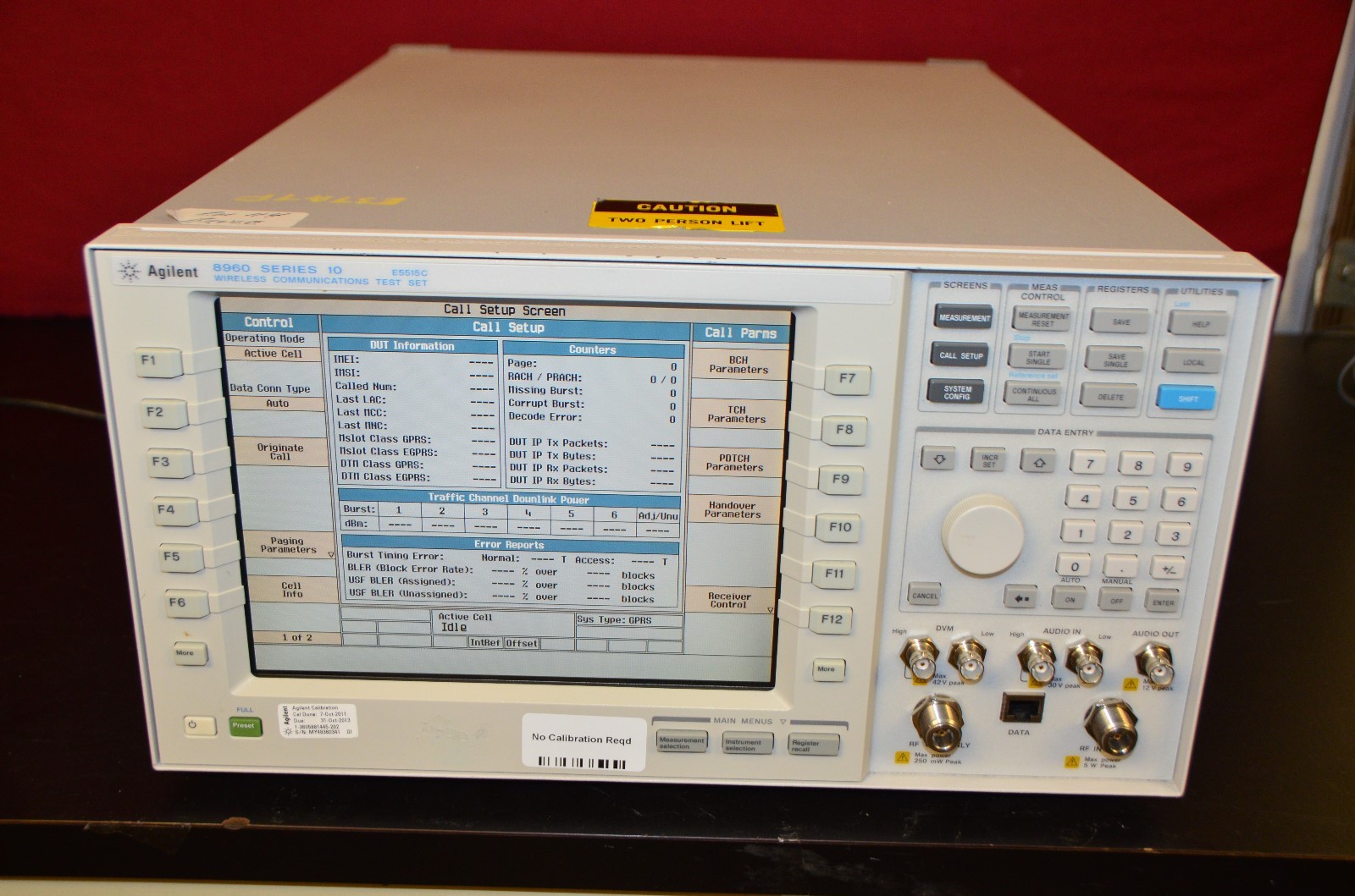Agilent 8960 Series 10 E5515C ATO-20319 / E1968A / OPT 002 003 / (6) Licenses