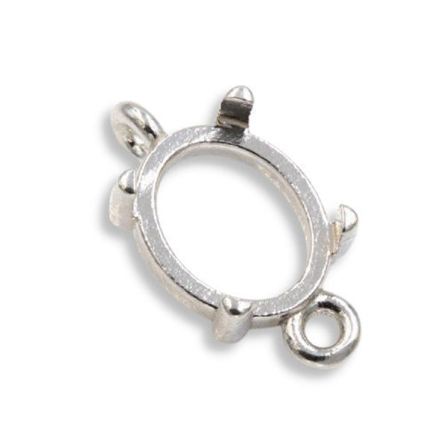 Oval Cabochon Double Link Dangle Mounting