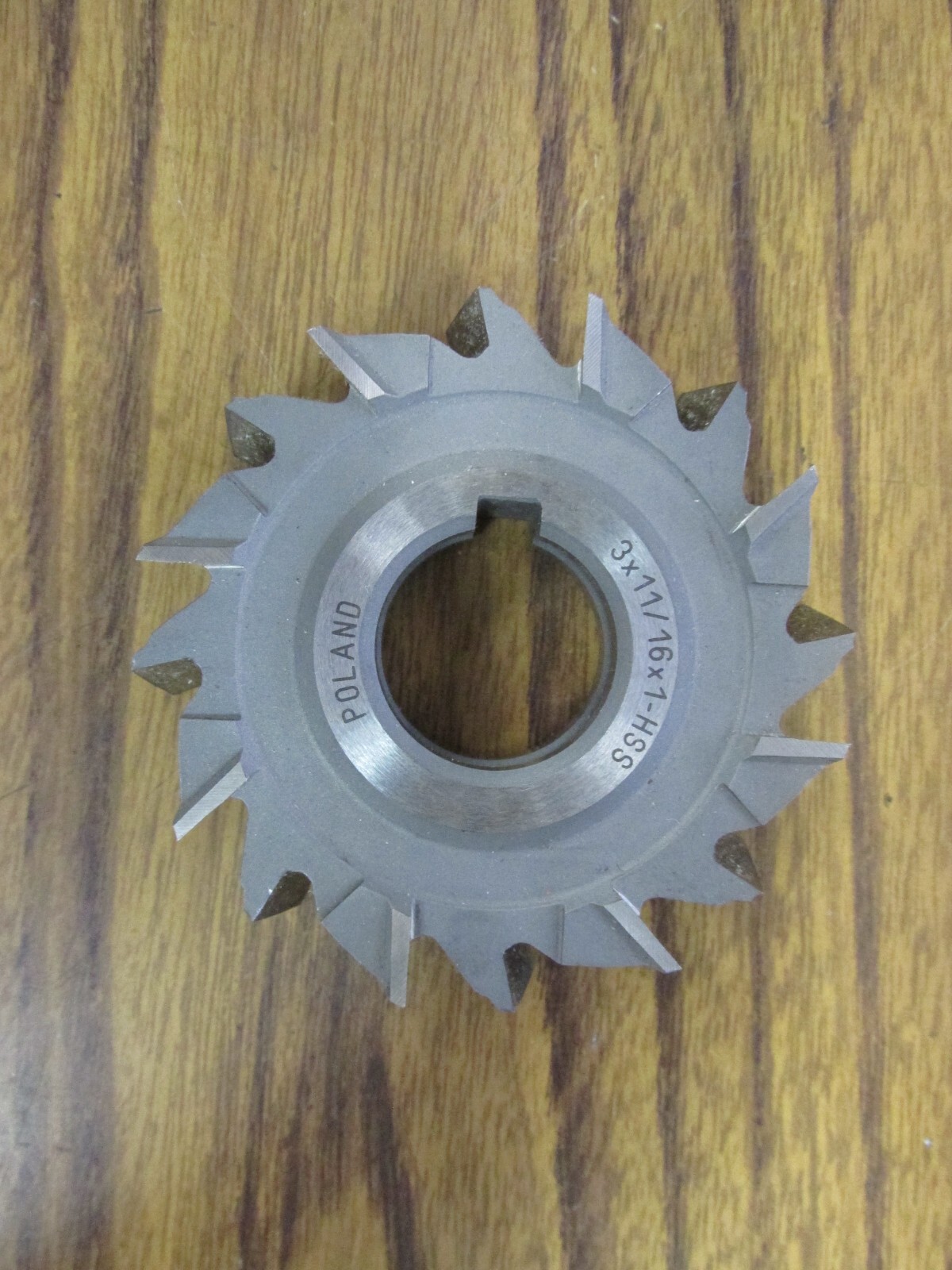 Poland 3" x 11/16" x 1.0" HSS Staggered Side Slot Mill