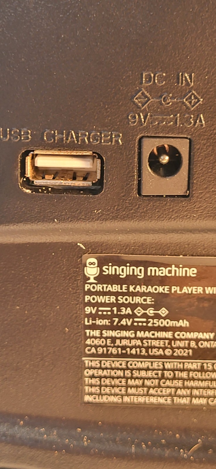SINGING MASHINE KARAOKE SYSTEM BLUETOOTH