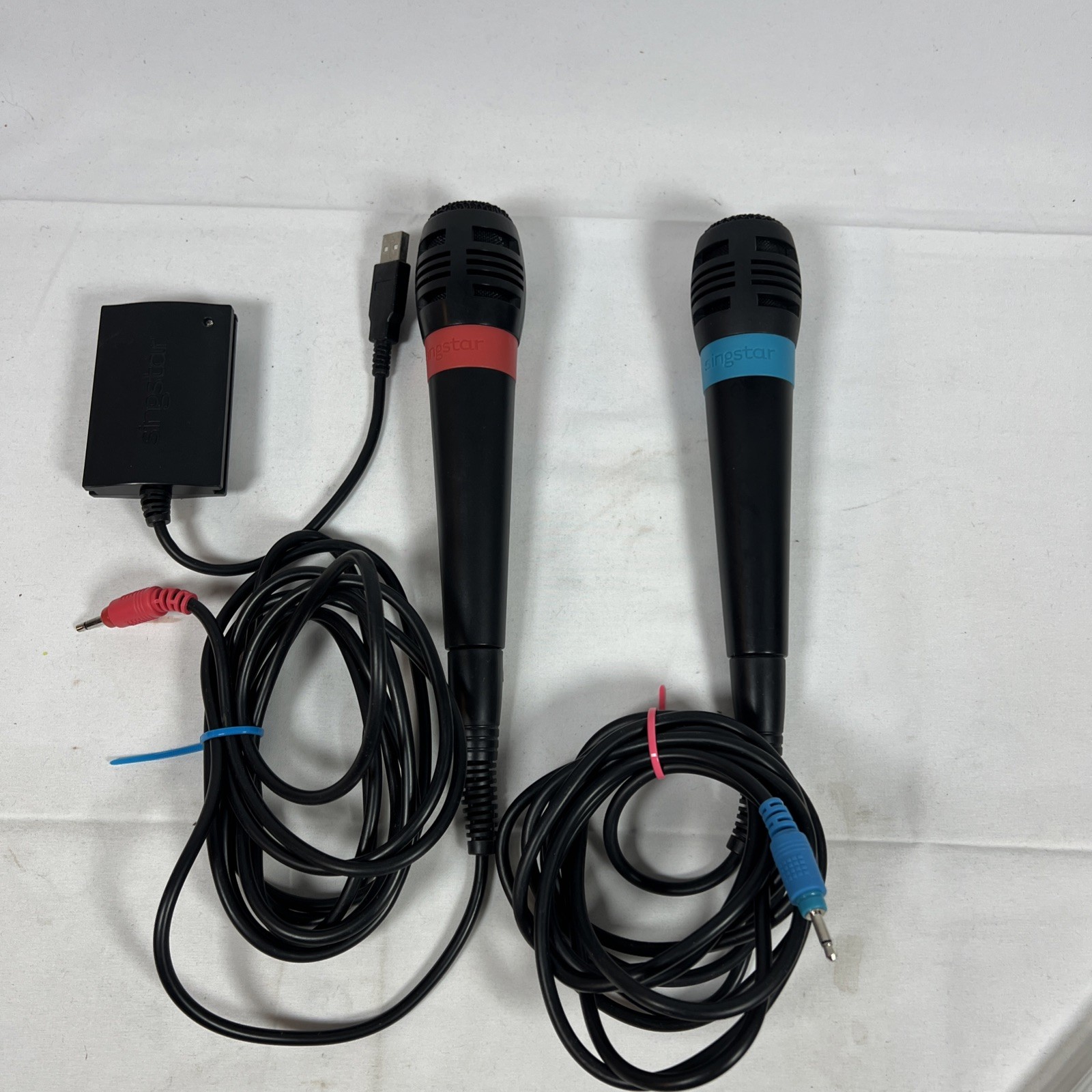 SingStar Microphone Set & USB Converter Sony PlayStation PS3/PS2 SCEH-0001 