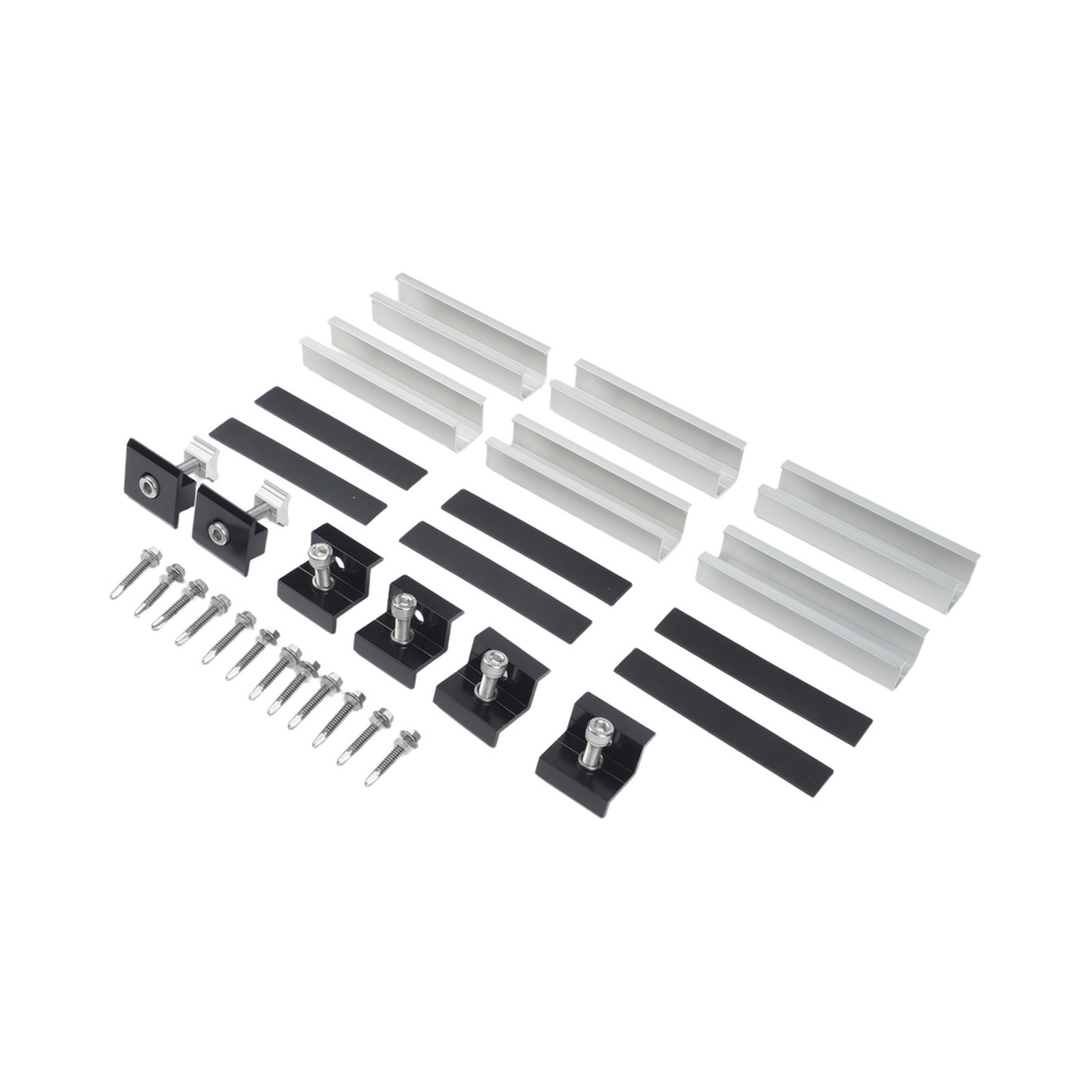 Solar Panel Mount Kit for Flat Roof and Yacht Use with Simple Installation