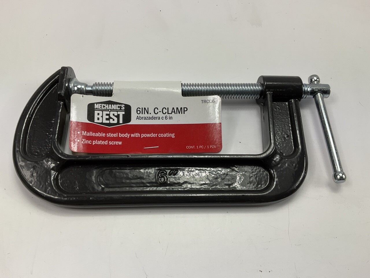 Mechanics Best TRCC6 6" C-Clamp