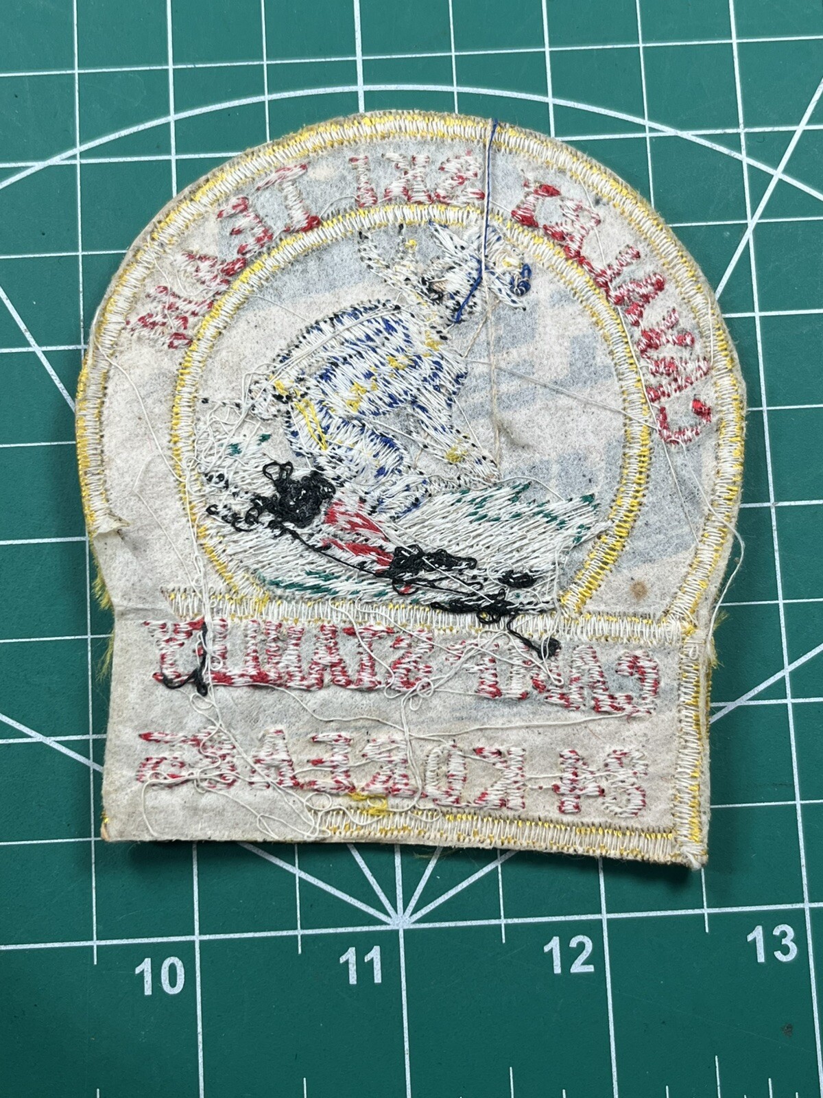 Cold War Era US Cavalry Ski Team Camp Stanley Korea 84-85 Patch