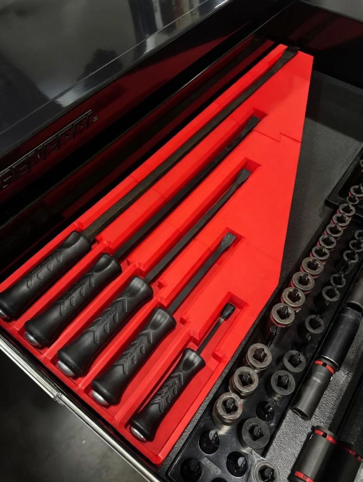 Snap On Prybar Organizer