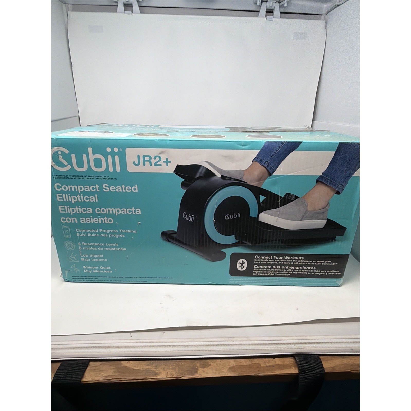 Cubii JR1 Compact Seated Elliptical - F3A2AQURF Blue