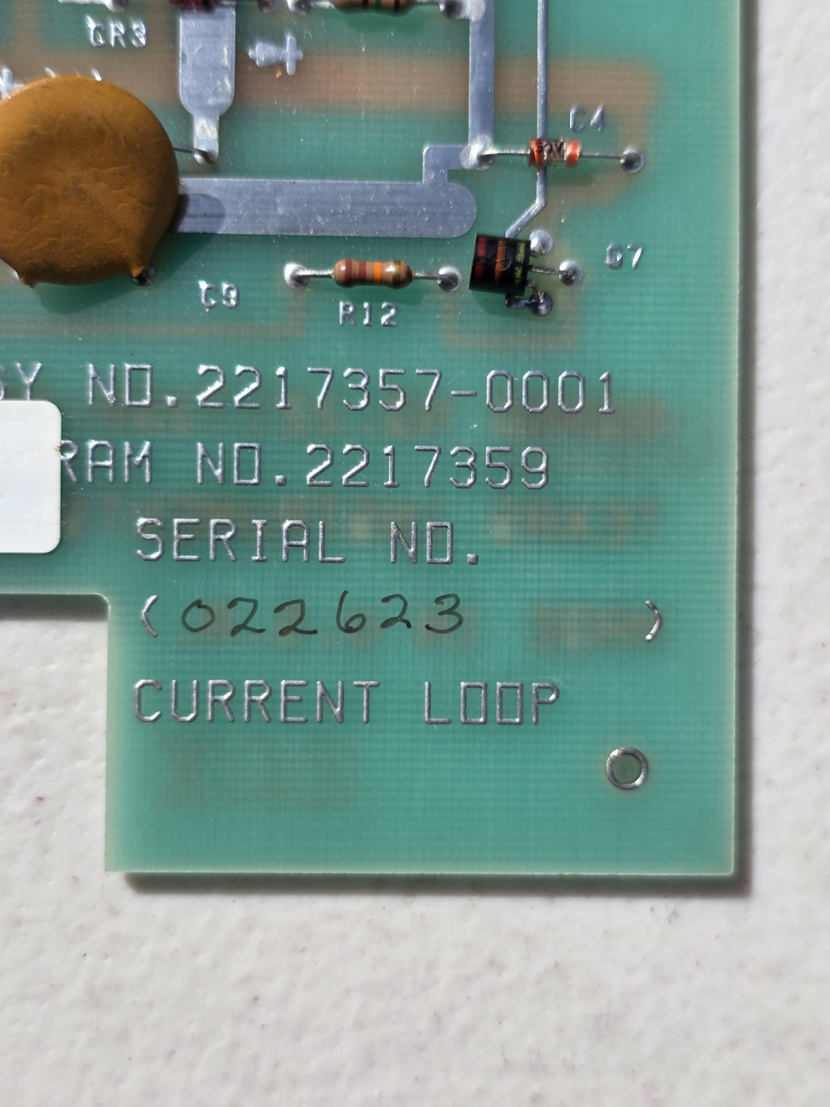 Texas Instruments 2217358-0001 Current Loop, ASSY# 2217357-001 R-8