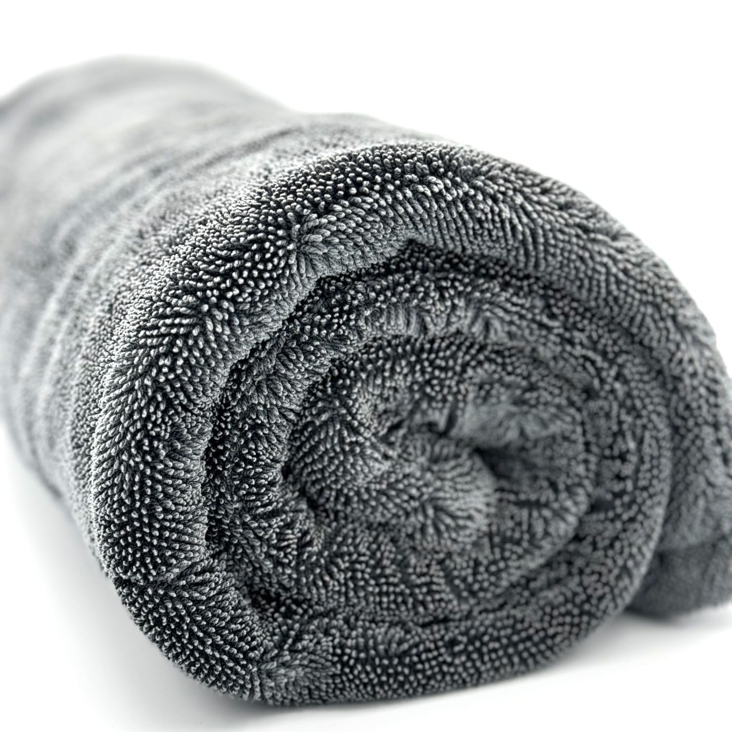 GW WUNDERGOODS Microfiber Towels Car Detail 1400 GSM Gray 20x24