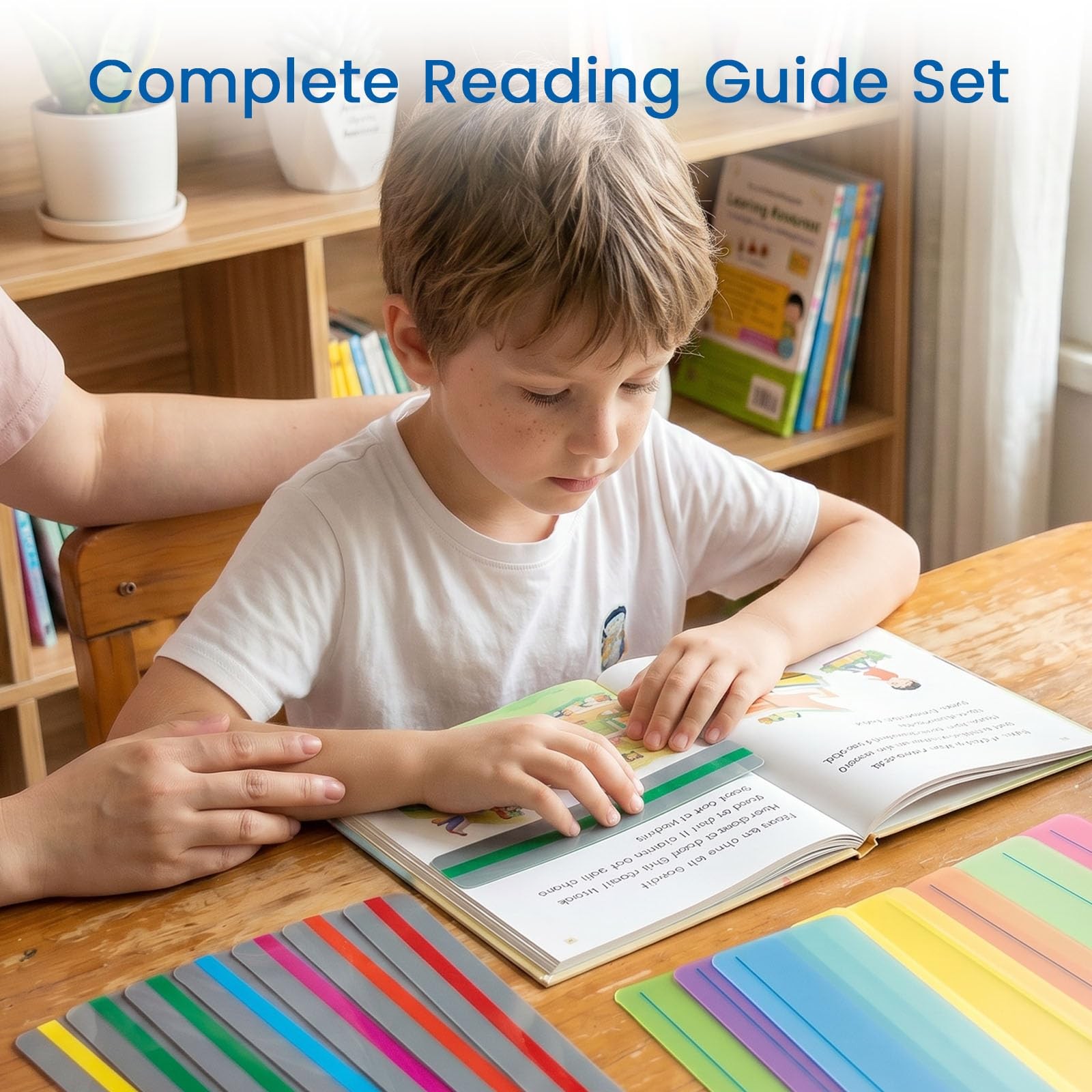 Koogel 22 Piece Guided Reading Strips Kit, 16 Colored Large, Assorted