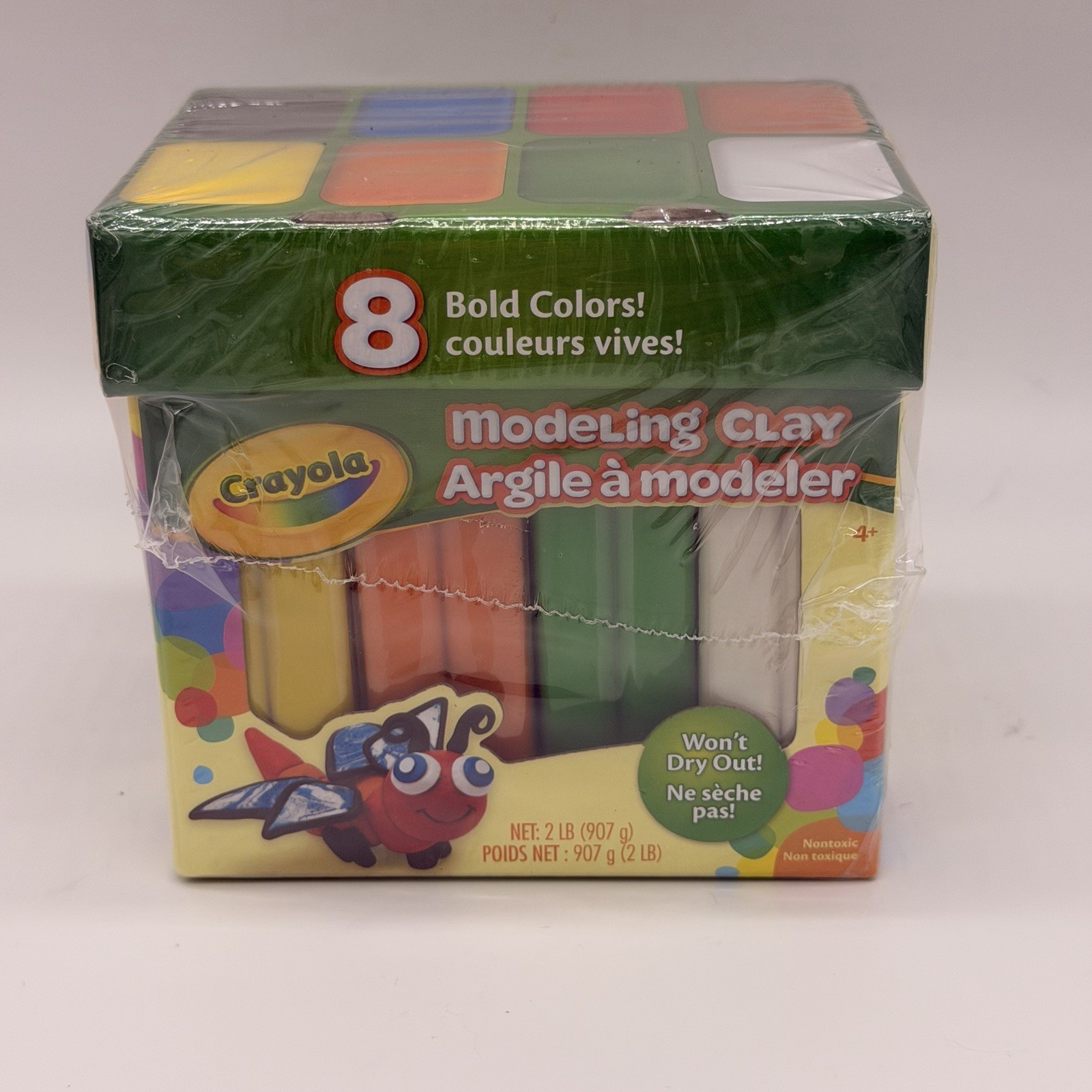 Kids 2lbs Reusable Non-Drying Modeling Clay - 8 Colors for Creative Play
