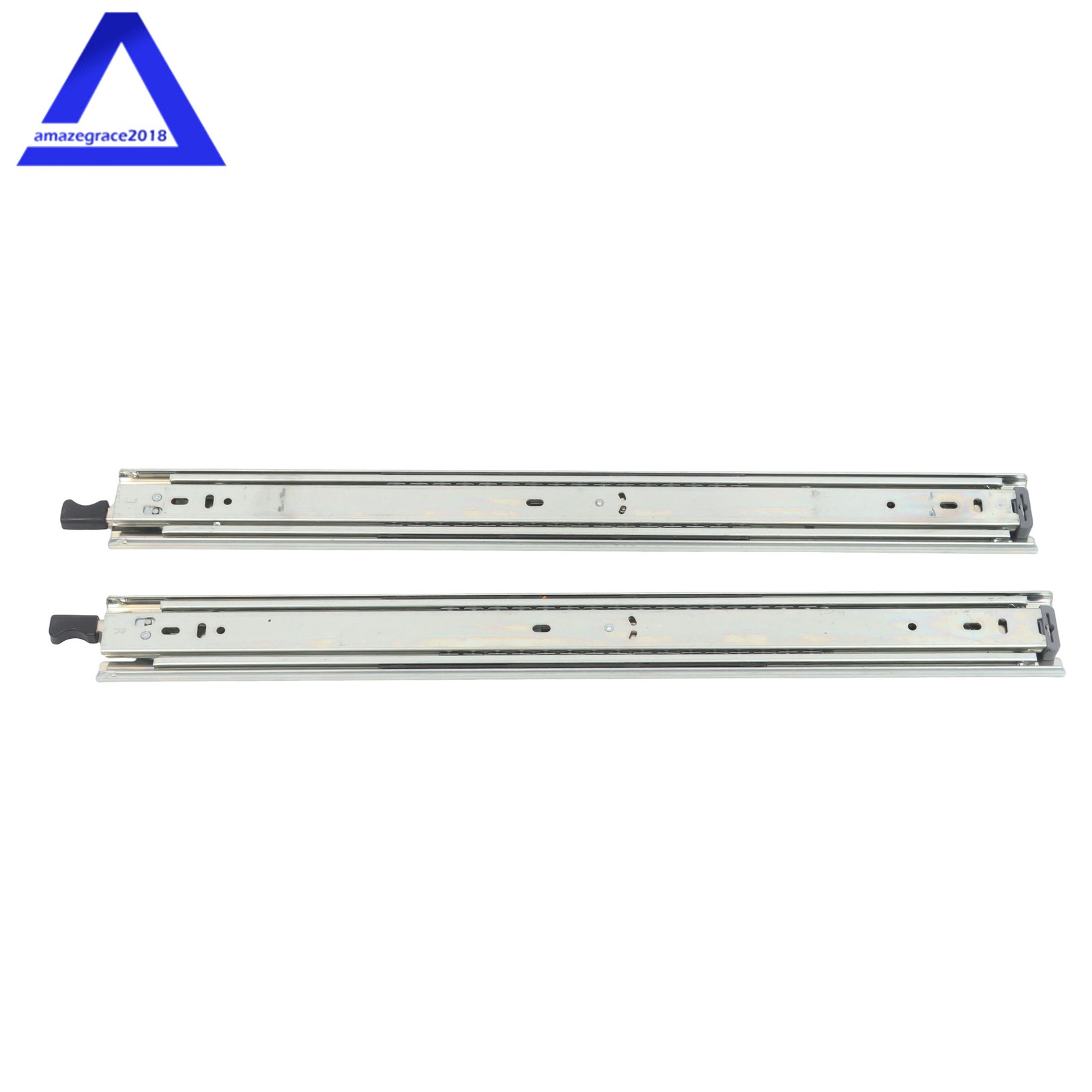 1 Pair With Lock Heavy Duty Drawer Slides 20 Inch 150 Lbs Extension Rails Rail