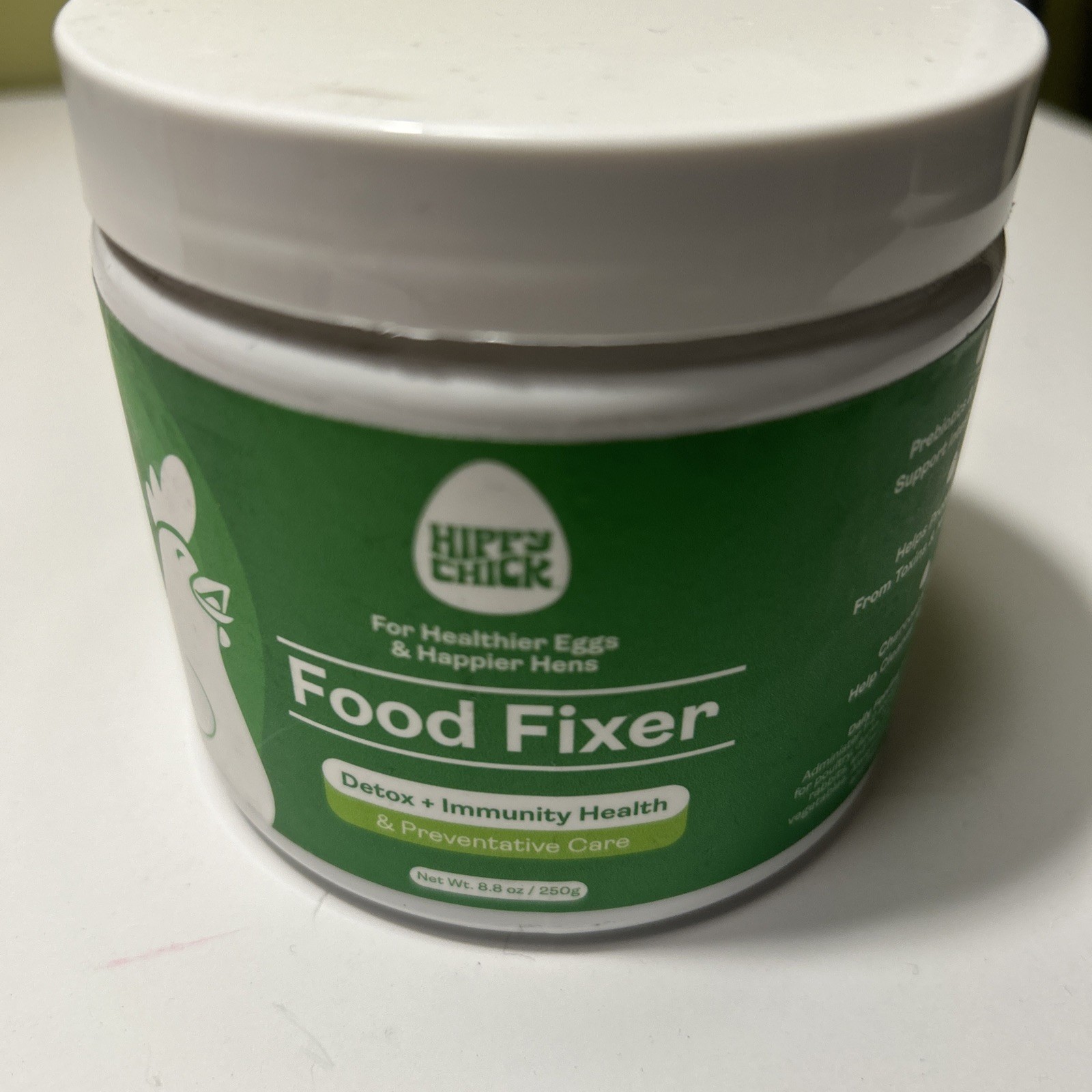 New 2 Hippy Chick Food Fixer Detox immunity Health Healthier Hens 8.8oz Sealed