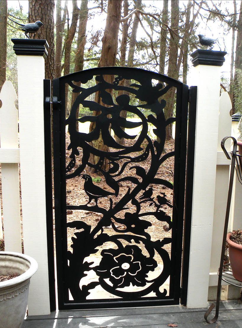 Contemporary modern metal gate, Modern Metal Gate, Custom size Art Pedestrian