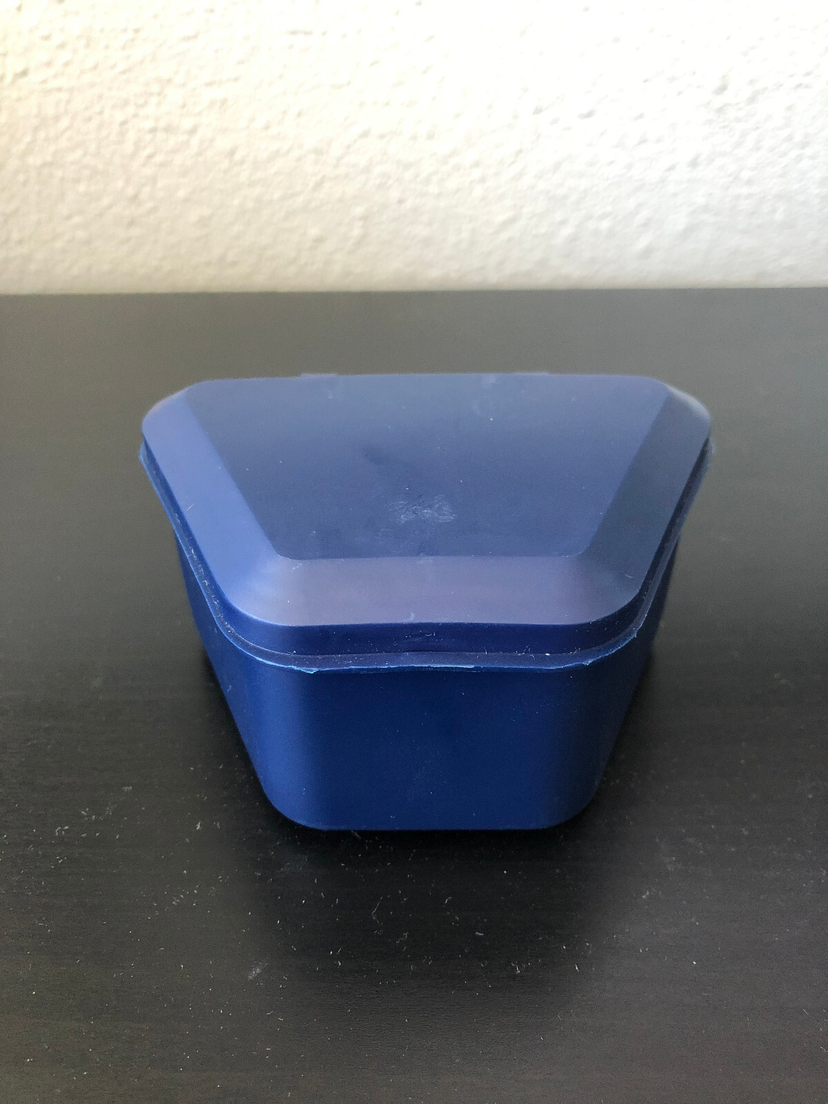 Pureline Oralcare Denture Bath Container Dark Blue For Upper & Lower NEW