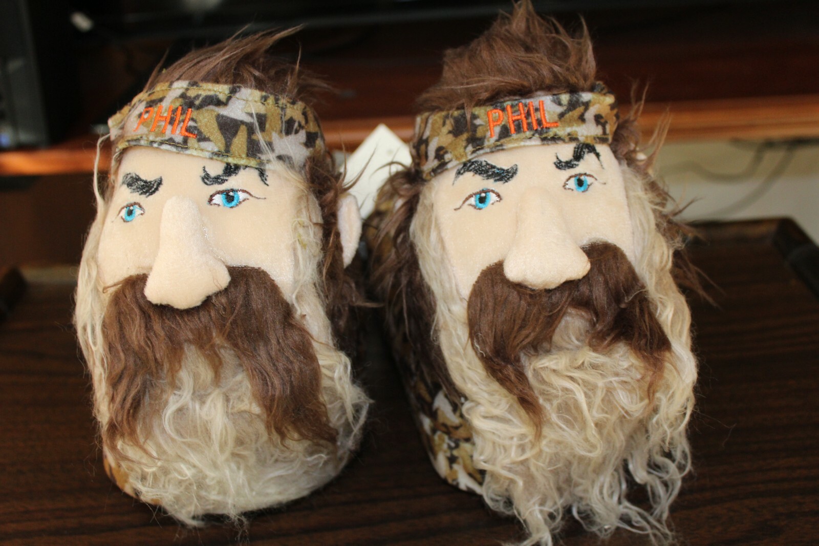 Duck Dynasty "PHIL" Bedroom Slippers size S 7/8 Brand New NO BOX
