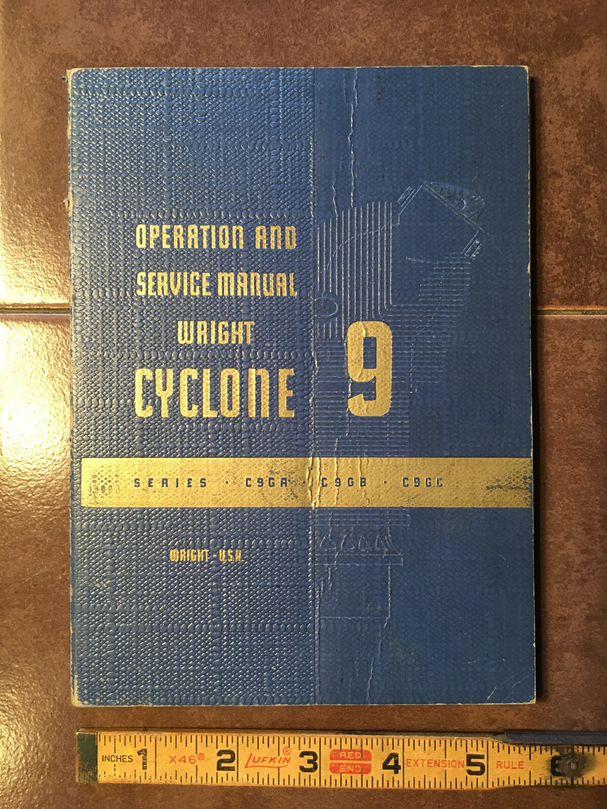Wright Cyclone 9 engines C9GA,  C9GB  & C9GC Ops & Service Handbook Manual