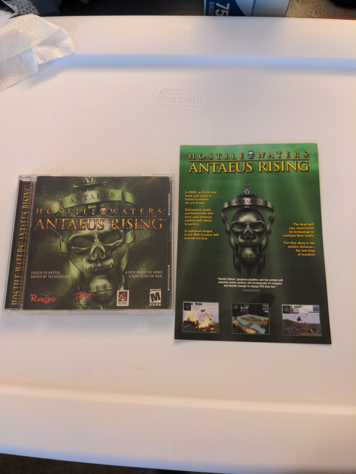Hostile Waters Antaeus Rising - Big Box PC Game 2001 Action Strategy - Interplay