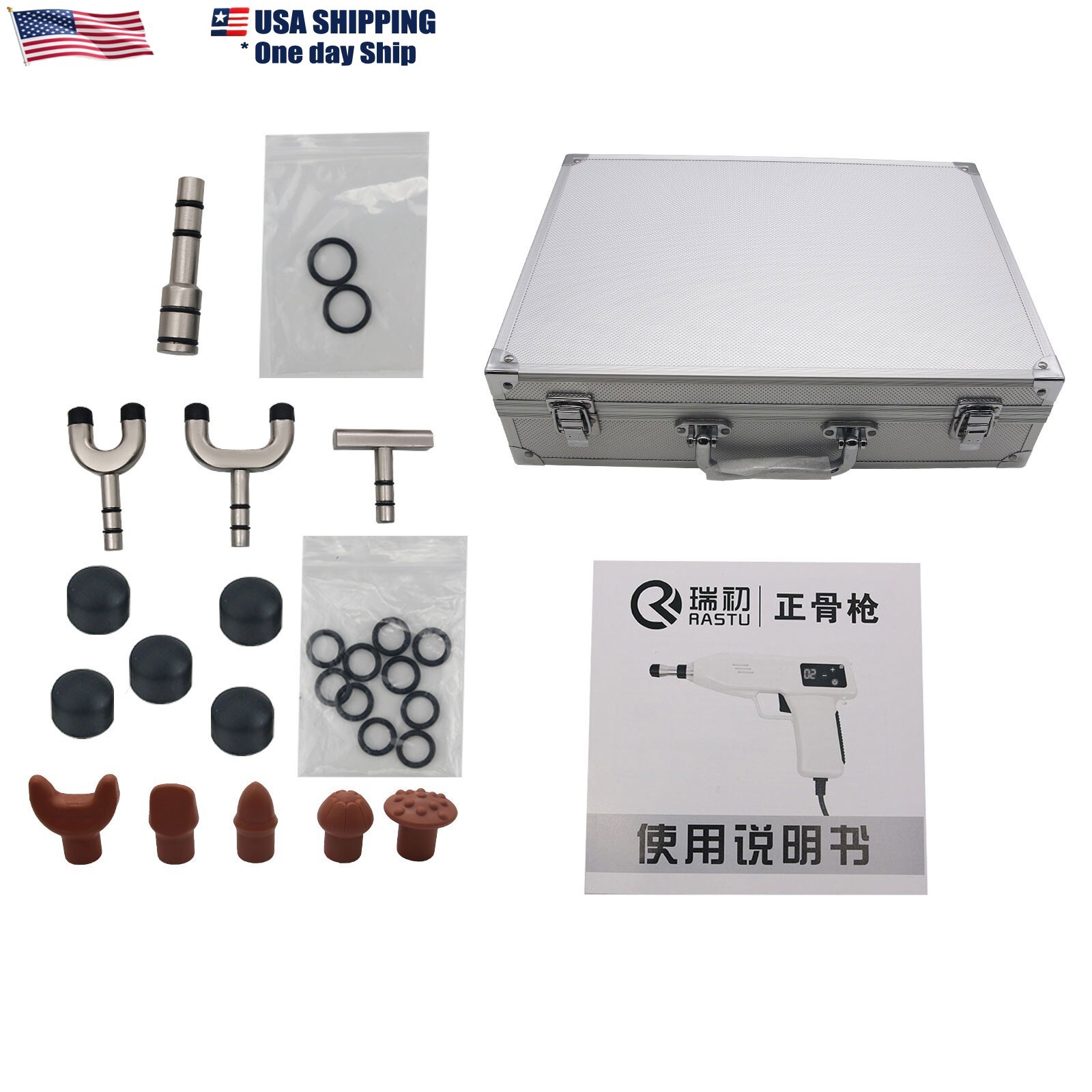 Chiropractic Adjusting Tool Gun Therapy Spine Activator Correction Massager AMCT