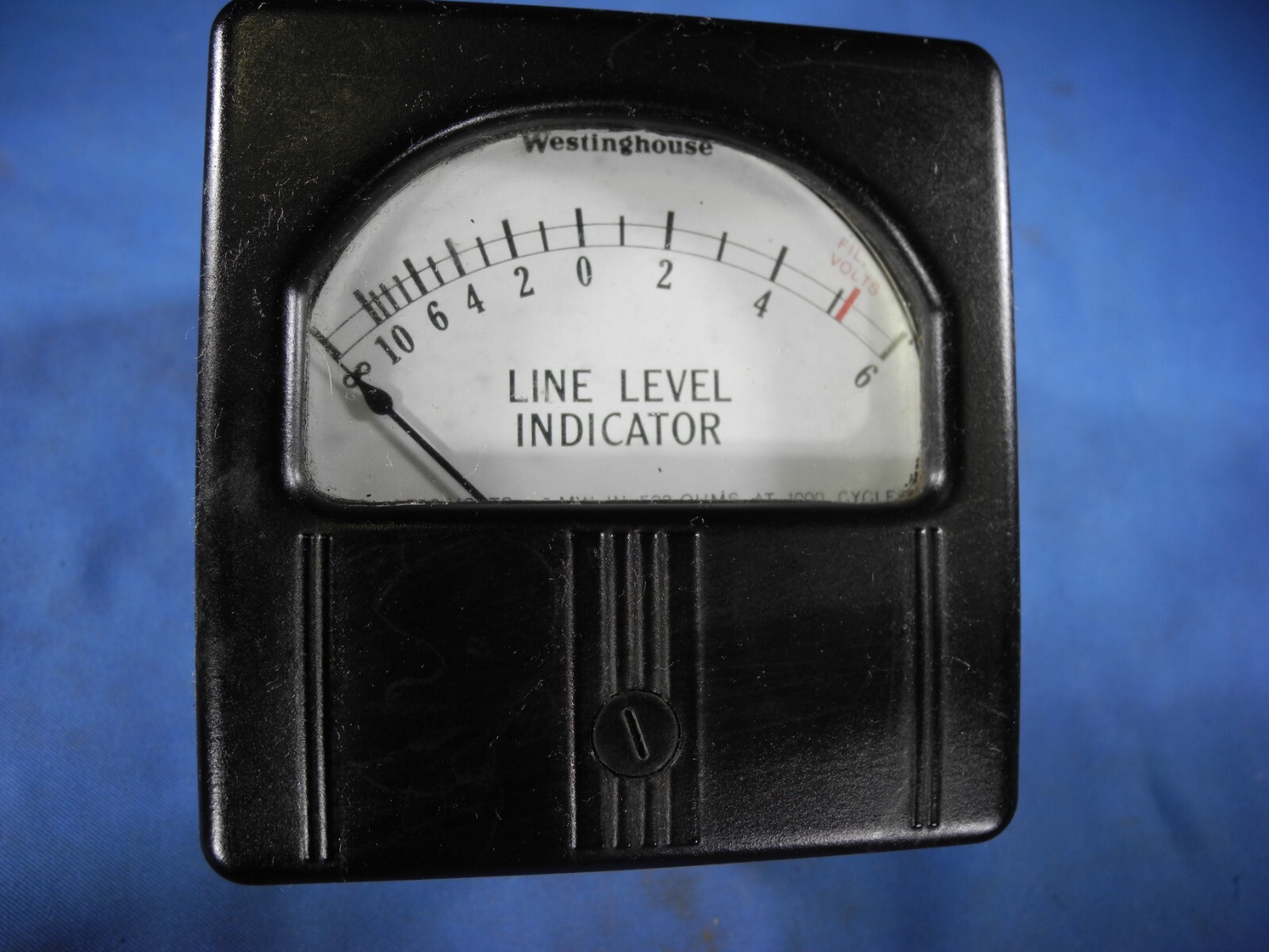 Westinghouse Line Level Indicator RC-35 Panel Meter (FREE SHIPPING!)