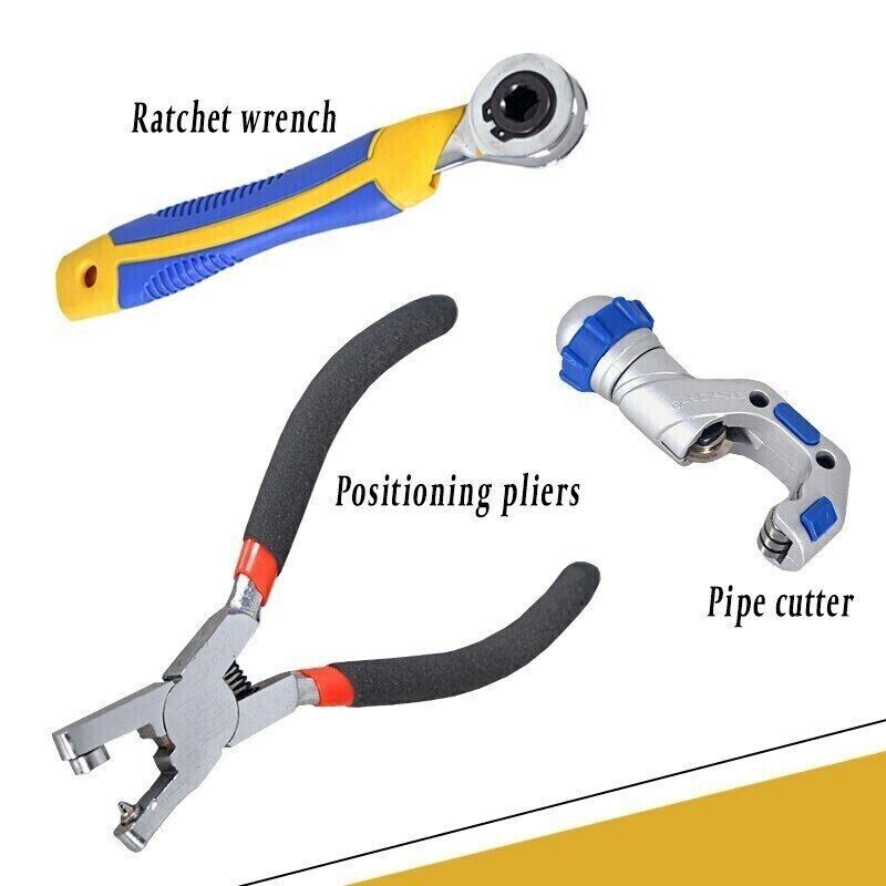 WK-T800 Copper Pipe Tee Pipe Branch Pipe Reamer Air Conditioner Tool