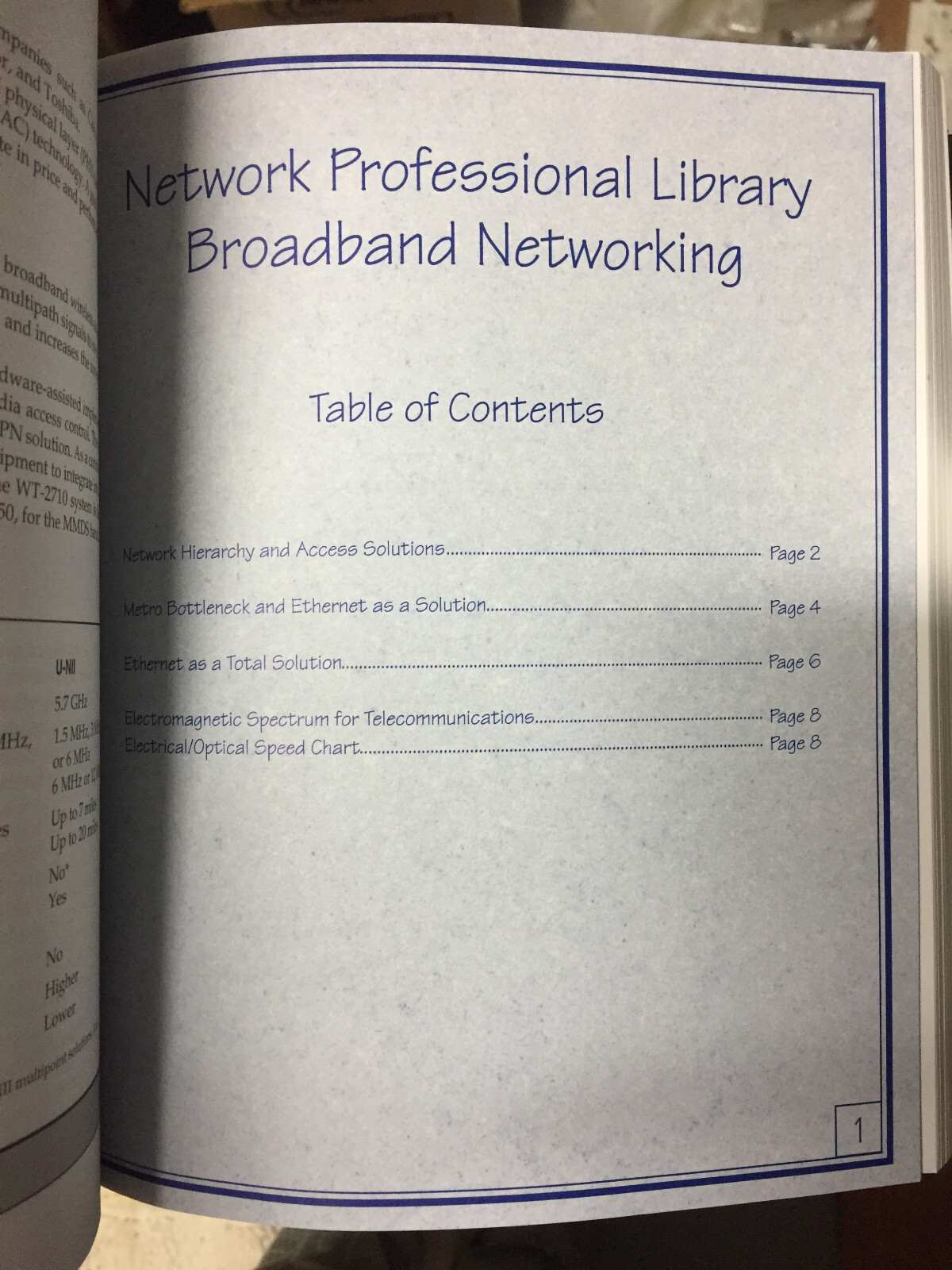 Book = Network Library Broadband Networking WDM DWDM SONET by Glen Carty