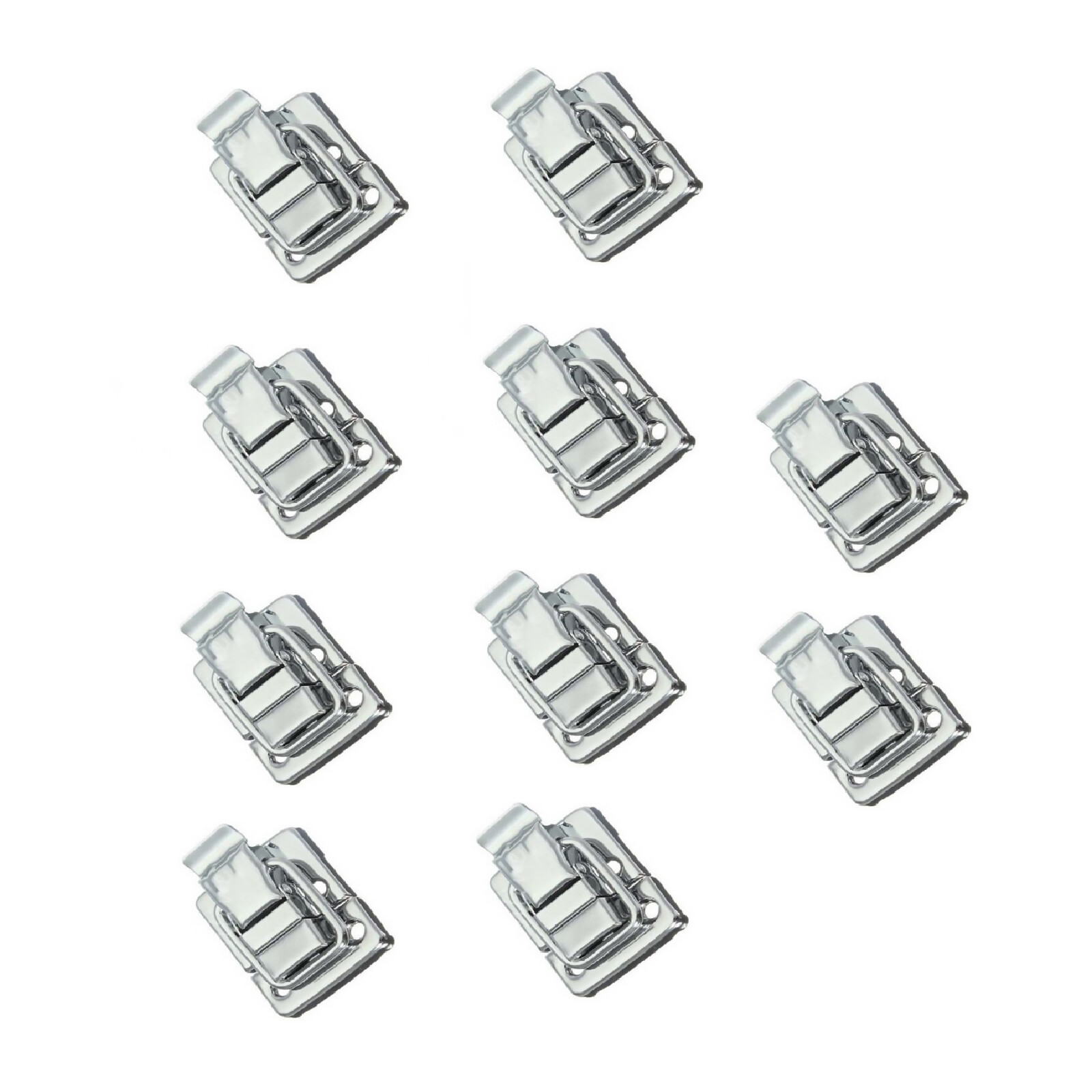 10x DIY Fastener Toggle Latch Catch Chest Case Suitcase Chests Trunk Lock Boxes