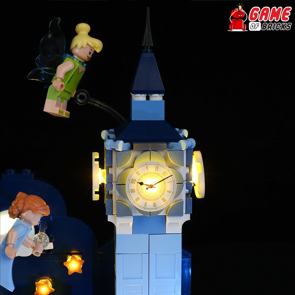 LED Light Kit for LEGO Peter Pan & Wendy's Flight over London 43232
