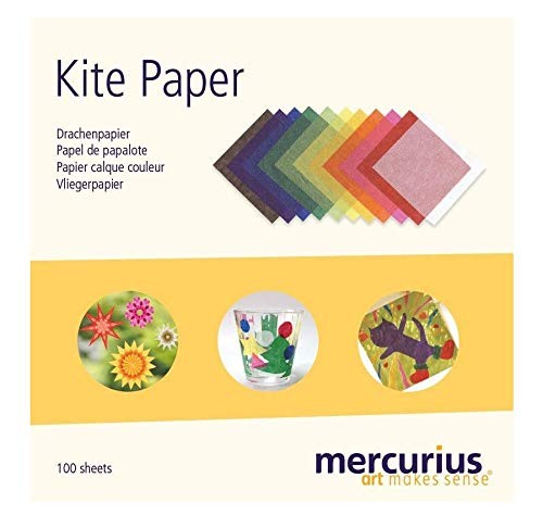 Mercurius AMS Kite Paper 100 Sheets 11 Colors 6.25" Squares