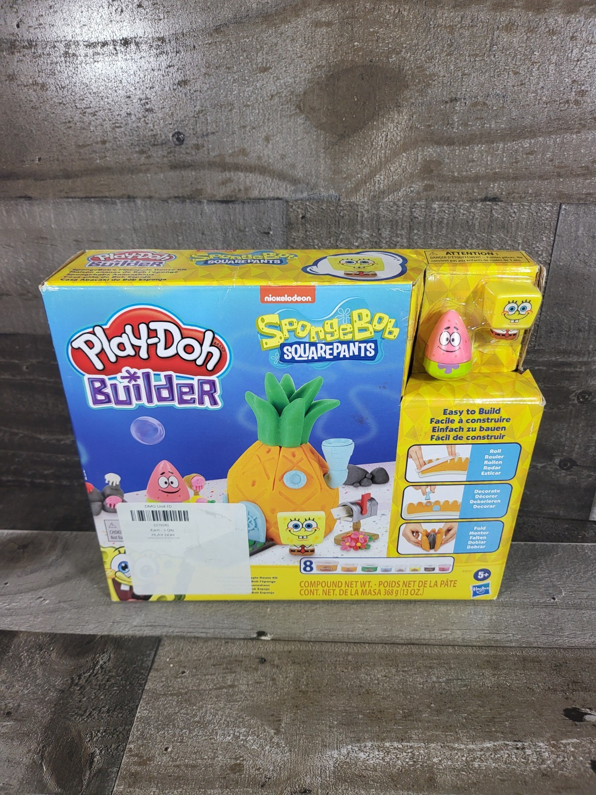 PLAY-DOH Builder Series SpongeBob SquarePants Pineapple House Set