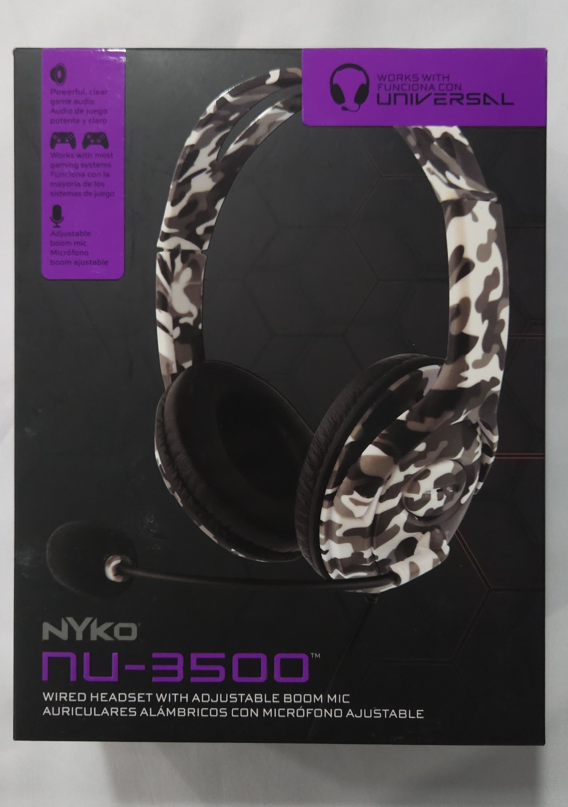 Nyko NU-3500 Wired Gaming Headset 80827 - New In Box