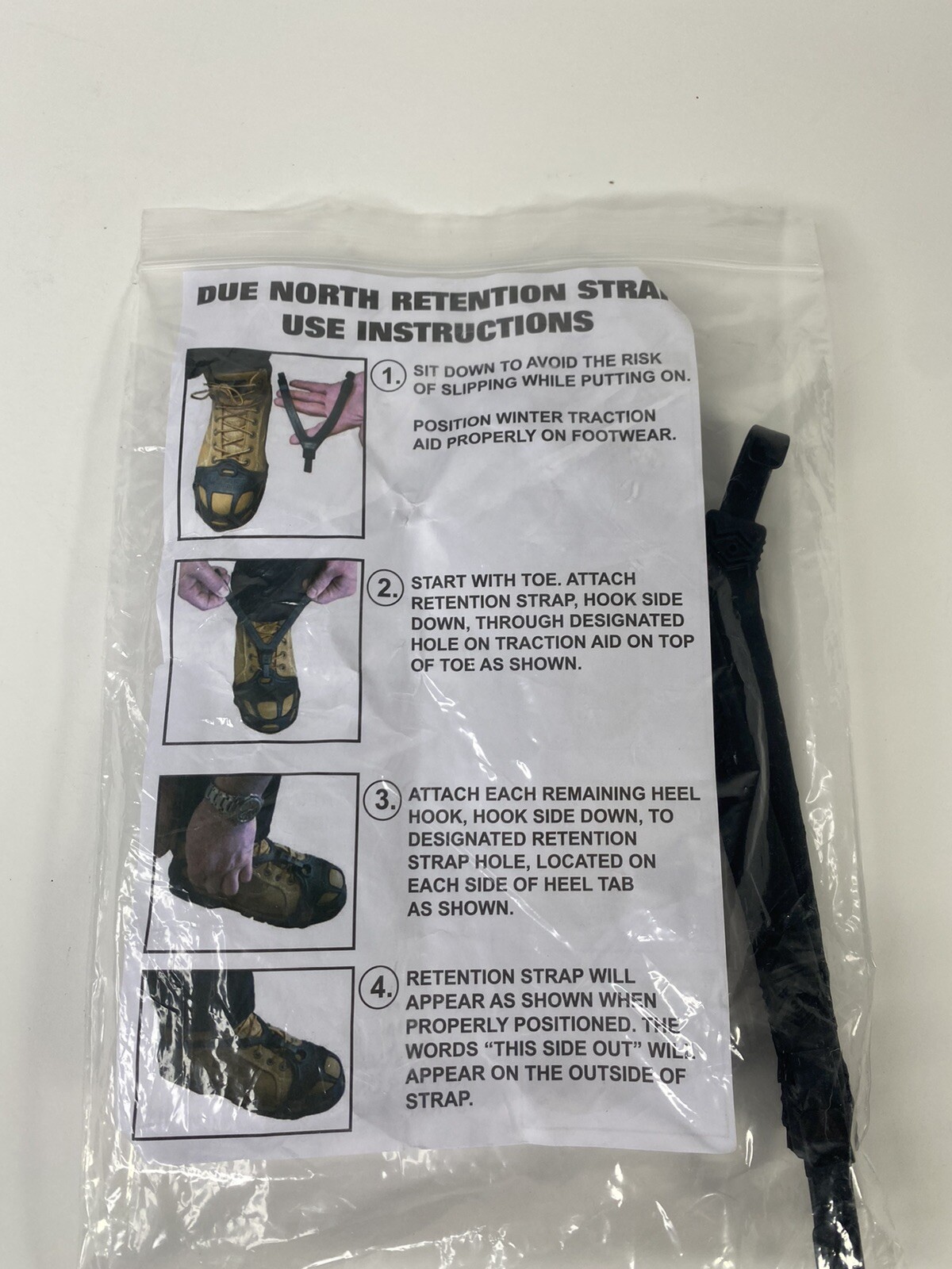 Due North All Purpose Industrial Ice & Snow Traction Aids Size Large