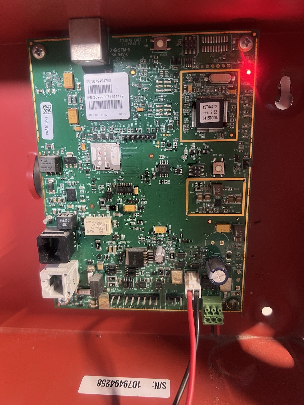 Telegard Digital TG 7FS Box Alarm System, Cellular Working Needs Programming ￼