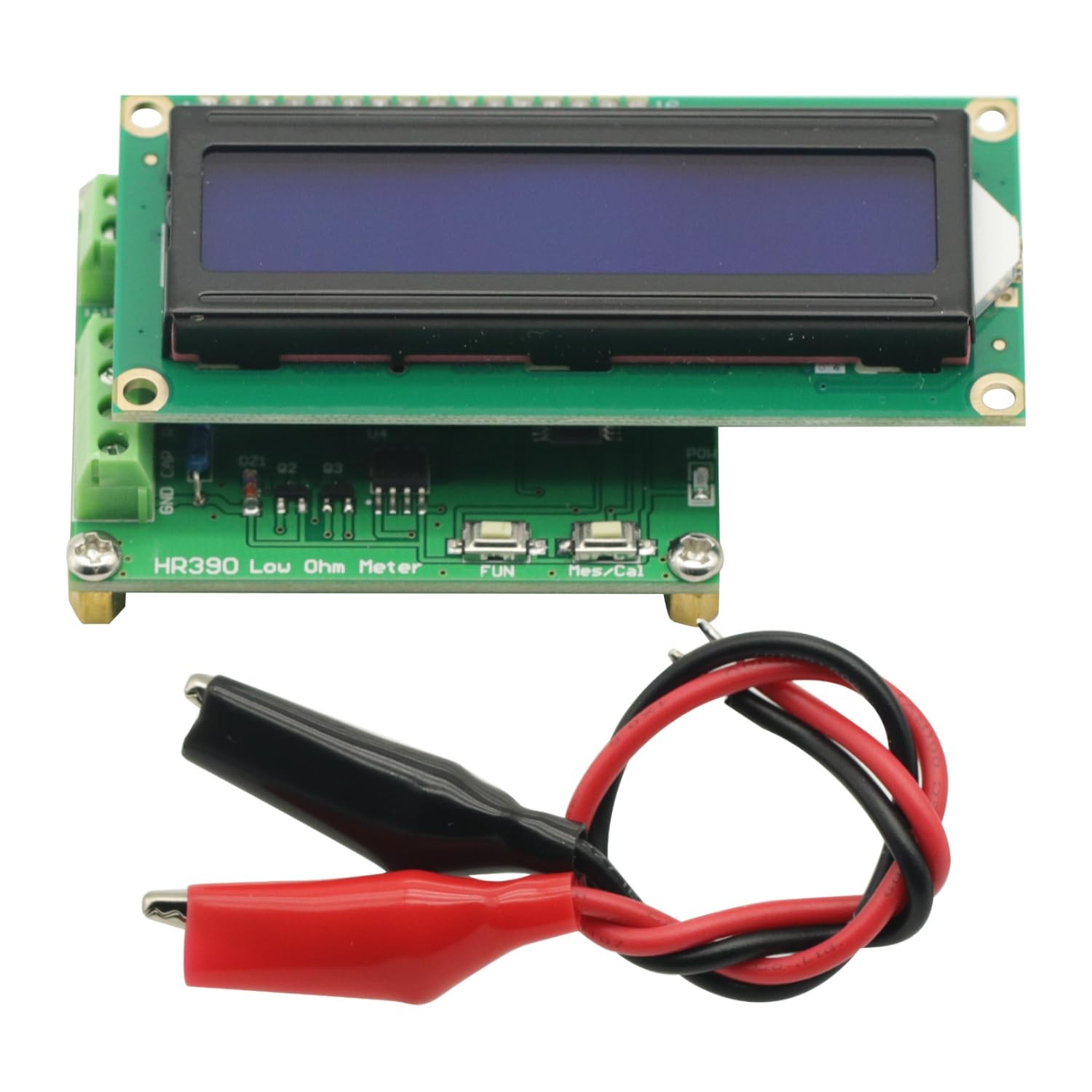 1PCS Milliohm Meter Low Resistance Tester Ohmmeter to Measure Blue
