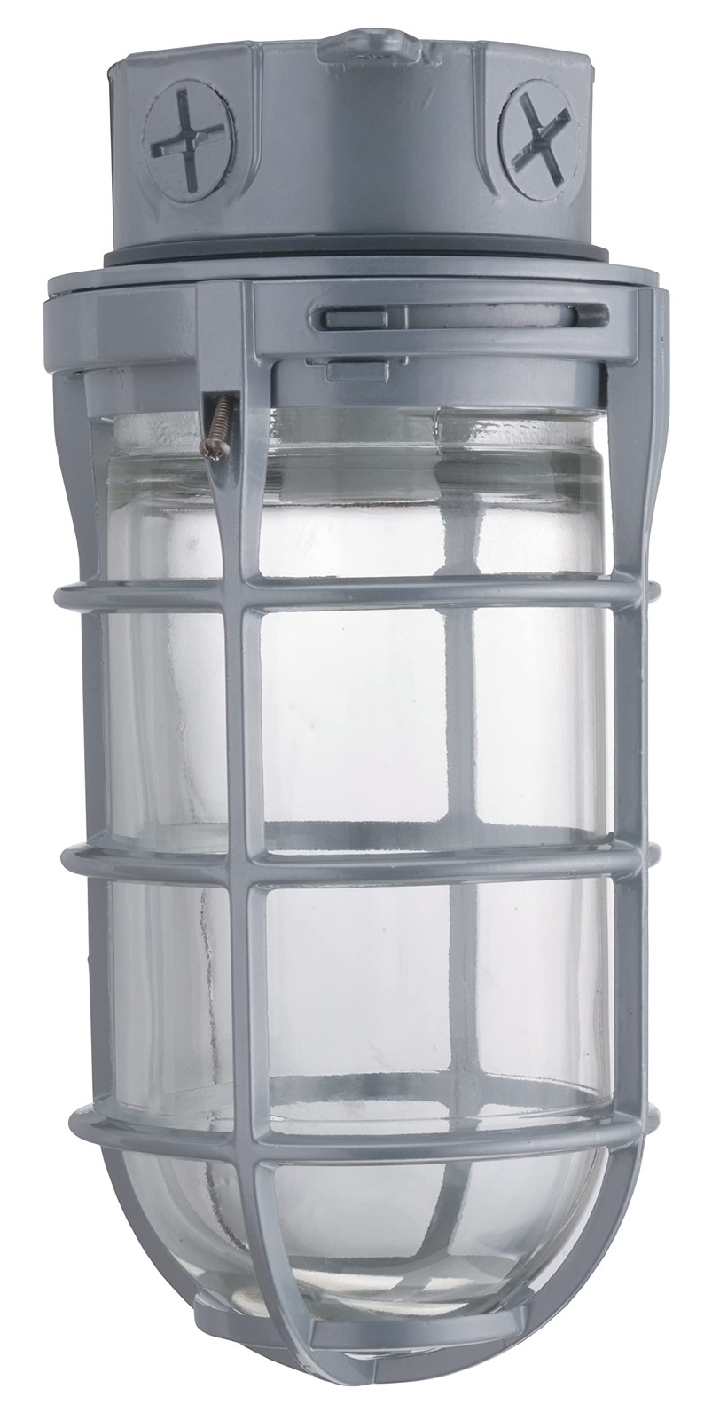 Lithonia Lighting Jelly Jar Light Fixture, Incandescent Utility Vapor Tight